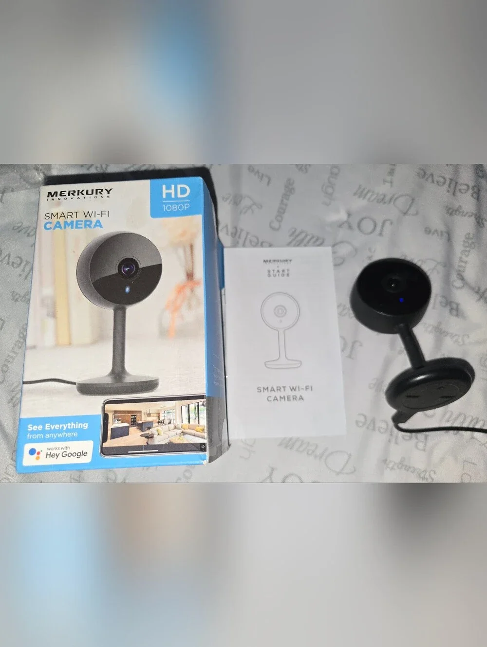 merkury innovation smart wifi camera Smart Wi‑Fi HD 1080p – Black